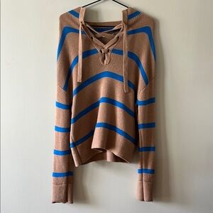 Everlane The Lace-Up Smock Sweater